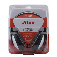 技拓JT1688游戲頭戴式有線聽說耳機電腦平板裝機配送禮品耳麥批發