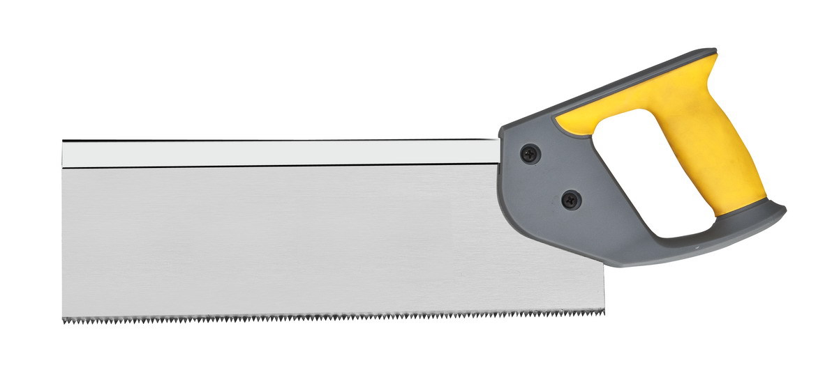 供应优质ABS+TPR塑柄65Mn钢夹背锯 外贸出口