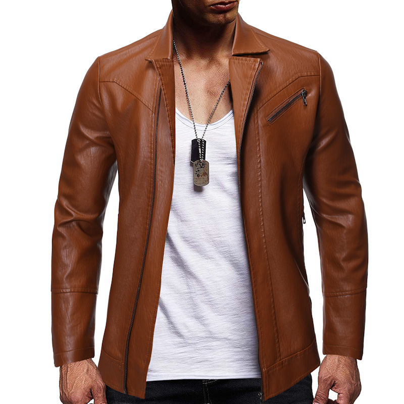 Veste en cuir homme - Ref 3443913 Image 3