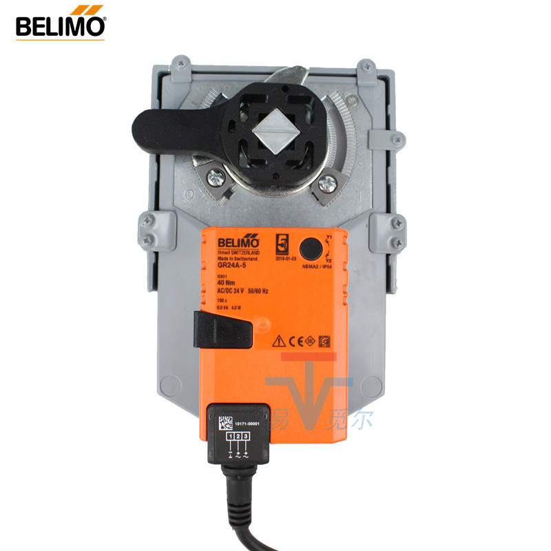 瑞士BELIMO搏力谋 24v开关型驱动器 GR24A-5 40Nm电动球阀执行器