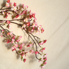 Beauty finger cherry blossom peach blossom INS style Nordic plum blossom artificial flower manufacturer home decoration wedding artificial flower MW38958