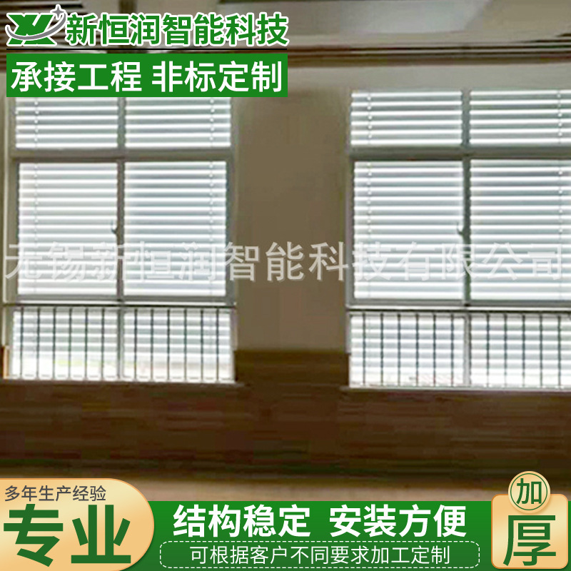 Customized Curtain Electric Manual Shutter Curtain Horizontal/Office Electric Curtain Manual Shutter Sunshade