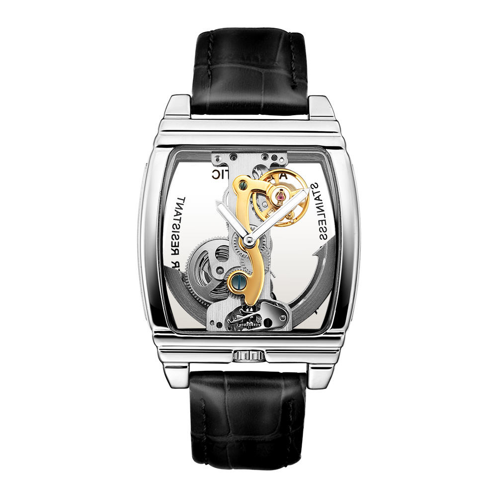 Shenhua Automatic Mechanical Watch For Men Hollow-out Design_voghion.com