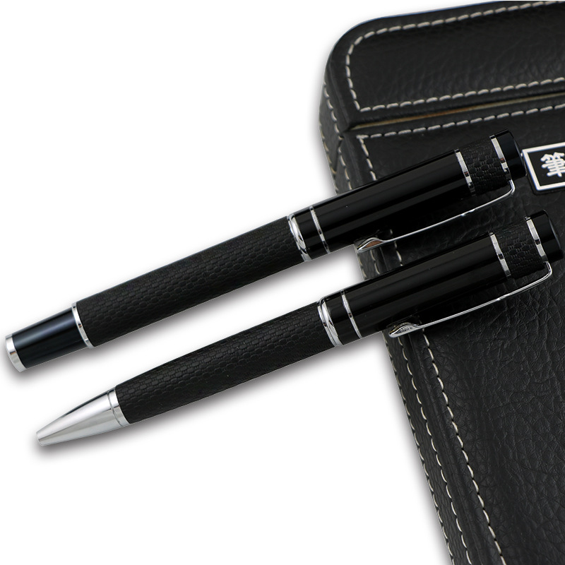 Manufacturer customized business gift PU pair of pens