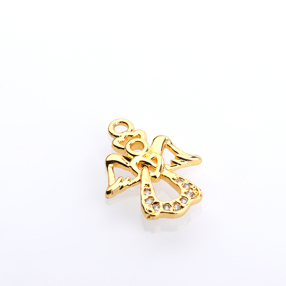 Plating Design Copper Zircon Angel