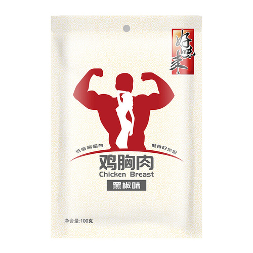 Chicken breast fitness meal replacement ready-to-eat protein light meal 100g Haoweilai vacuum snack chicken breast fat-free cooked snack