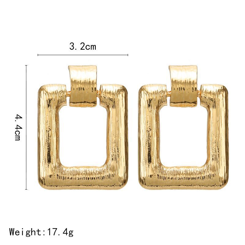 Fashion Geometric Alloy Artificial Gemstones Earrings display picture 26