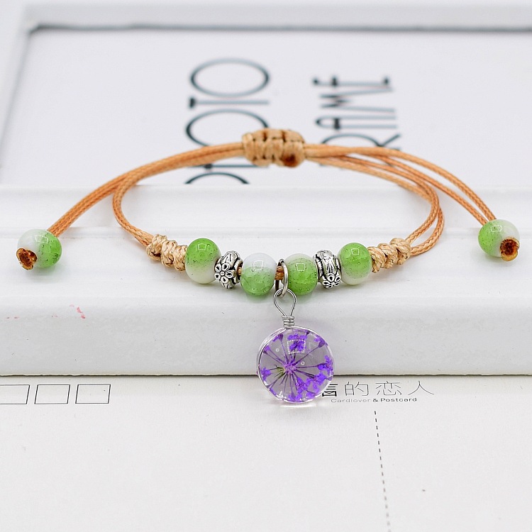 Bracelet en Perles en céramique Boule de verre - Ref 3446756 Image 6