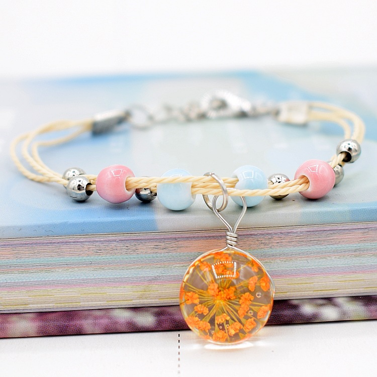 Bracelet en Perles en céramique Boule de verre alliage - Ref 3446506 Image 26