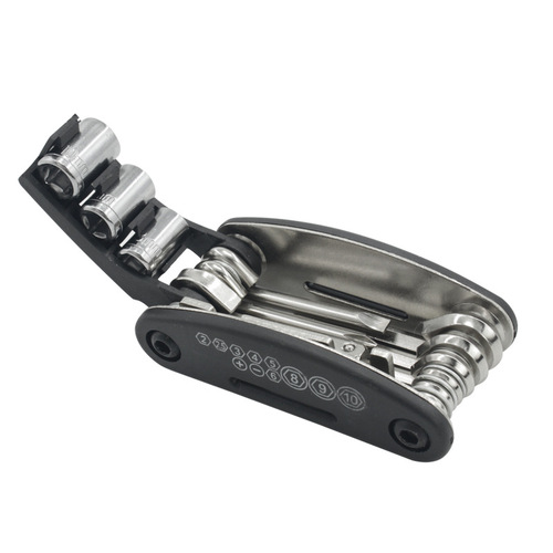16-in-1 folding bike repair kit, inner hexagonal repair tool, multifunctional combination mountain bike tool