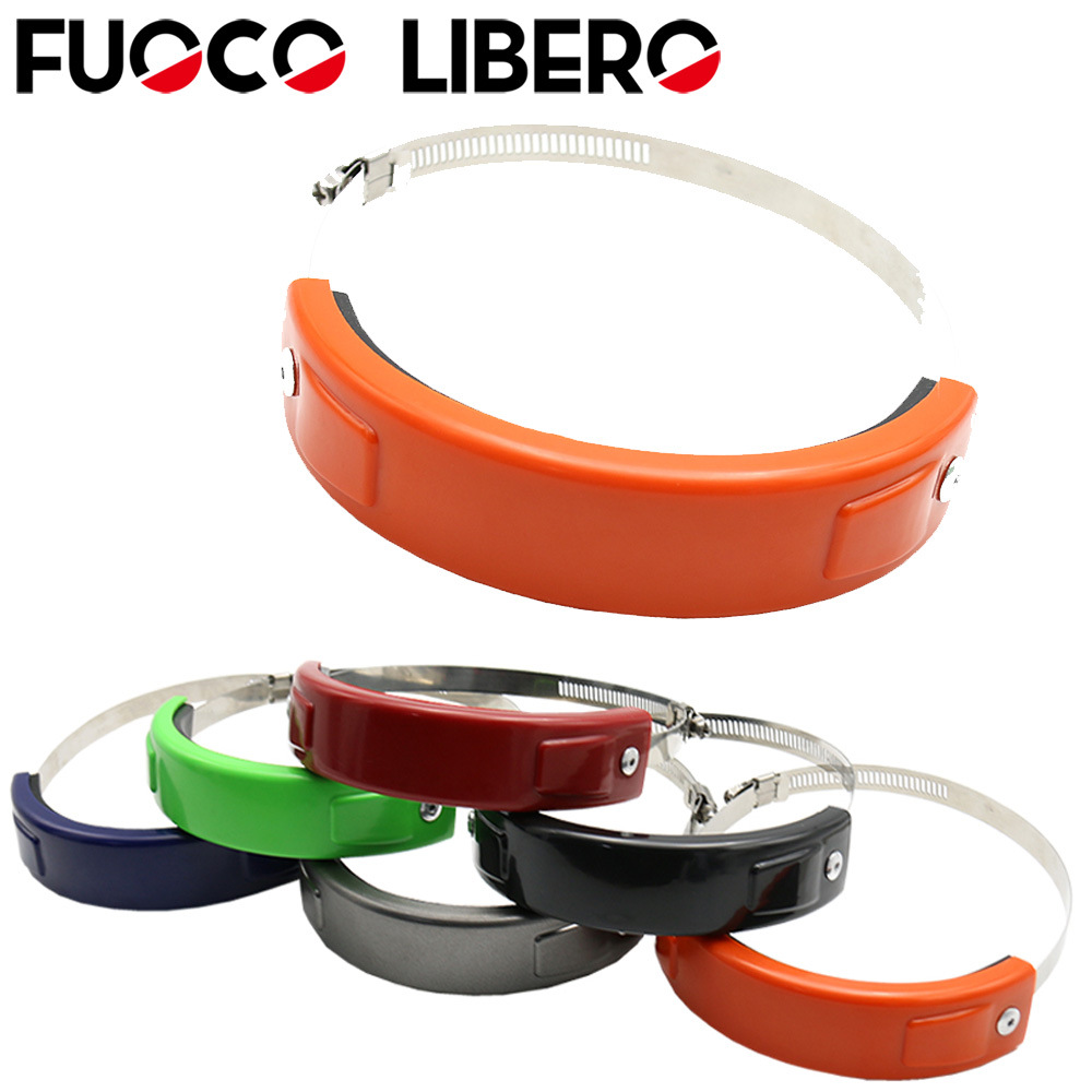 越野摩托排气防摔保护圈 排气保护圈 鬼火各种通用改装|ru