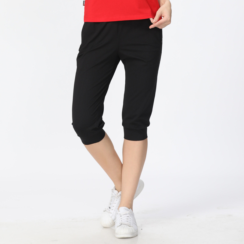 Middle and old age Sports pants Cropped Trousers Rome Send mom brand Casual pants fade His pocket zipper