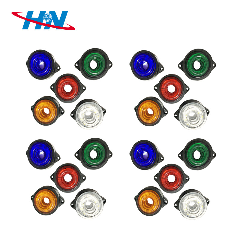 Fábrica en stock Ventas de Fábrica LED ancho de camión ligero camión luz trasera camión luz lateral camión luz redonda