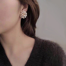 Übertriebener Kreis Trendige Einfache Koreanische Wilde Ohrringe display picture 9