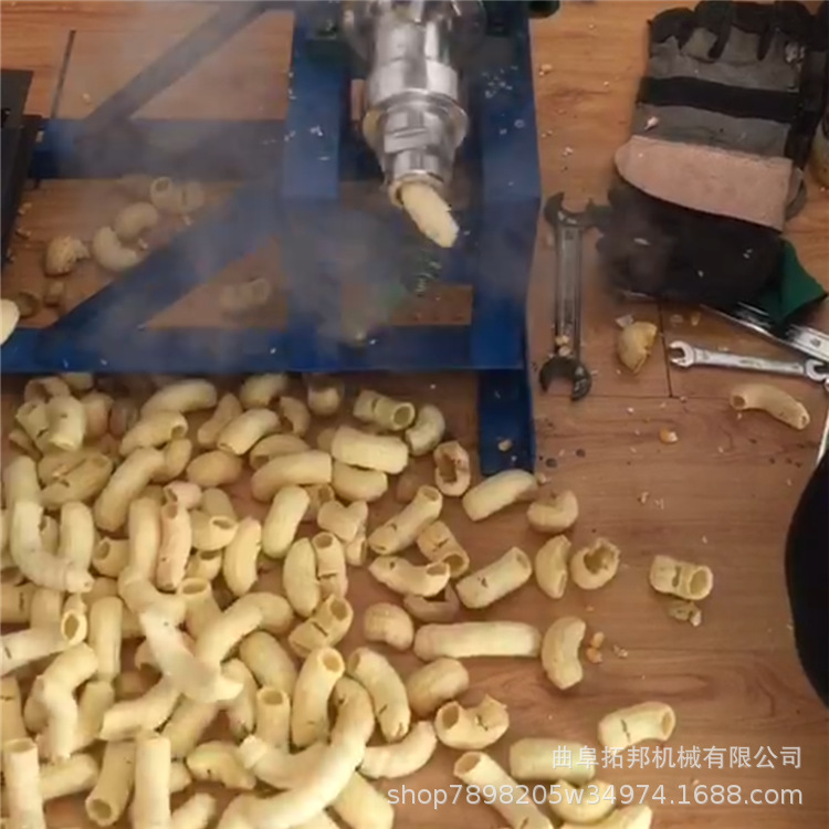 江米棍面粉组合膨化机图片 小型玉米糖棒机 爆米花膨化机