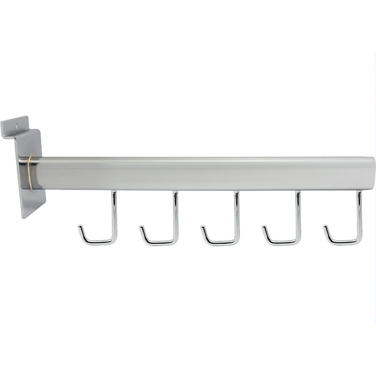 标的福 厂家热销 A柱挂钩商超卡柱五金挂具铁镀铬货架展架配件