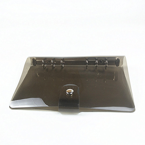 Popular in Japan and South Korea A5A6A7 transparent black loose-leaf PVC multifunctional handbook travel transparent handbook notepad
