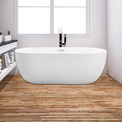 廠家直銷浴缸橢圓形情侶亞克力獨立式成人家用小戶型無縫對接浴池