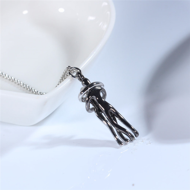 Couple Embrace Necklace Image 5