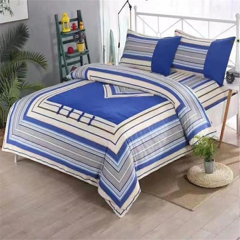 New products thickening Four piece suit Quilt cover Chinese style Simplicity American style Four piece suit Korean Edition Vintage Style keep warm Four piece suit