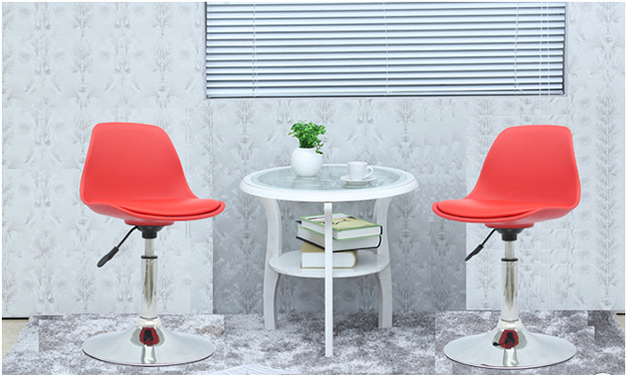 Bar stools, front desk cash registers, high-legged stools, computer-height swivel chairs, and stylish, minimalist home-use plastic bar stools with backrests