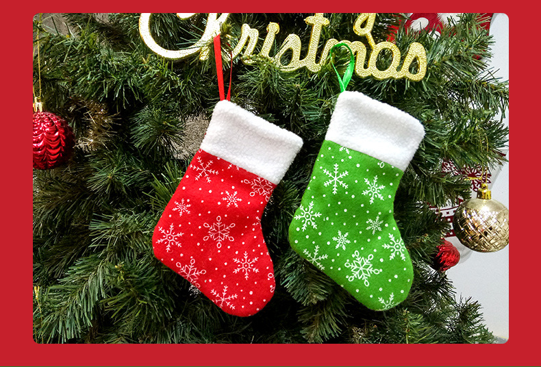 Christmas Sock Cloth Party Hanging Ornaments display picture 4