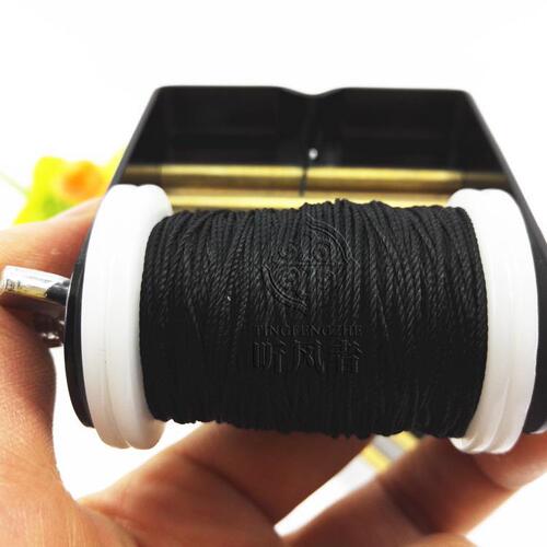 Bow string guard, string material, peephole binding, bow and arrow string guard, composite bow string guard, archery equipment
