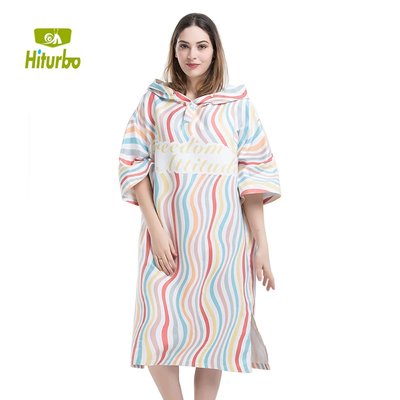 Bath towel, trench coat, quick dry beach bathrobe for traveling