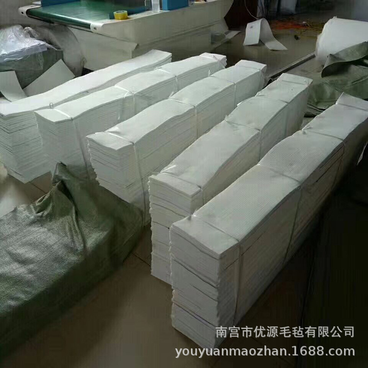 厂家直供工业密封毛毡条毛毡块 背胶羊毛毡条配件 可按需制做logo