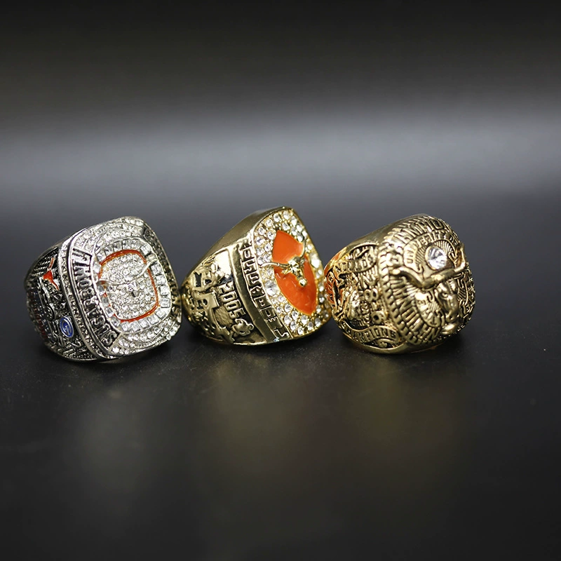 Кольца чемпионов Rose Bowl 1969/2005/2018 Texas Longhorns, набор из 3
