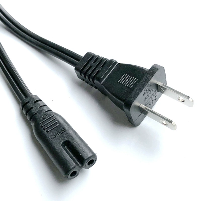 Американский стандарт UL8 суффикс кабель питания SPT-2 18AWG C7 до C8 2-жильный кабель удлинитель мужское и женское соединение на восемь символов