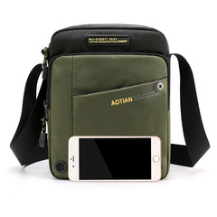 Ottens 2019 Men's New Single Shoulder Bag Trend Crossbody Bag Outdoor Travel Waterproof Bag Casual Individual Trendy Men's Bag