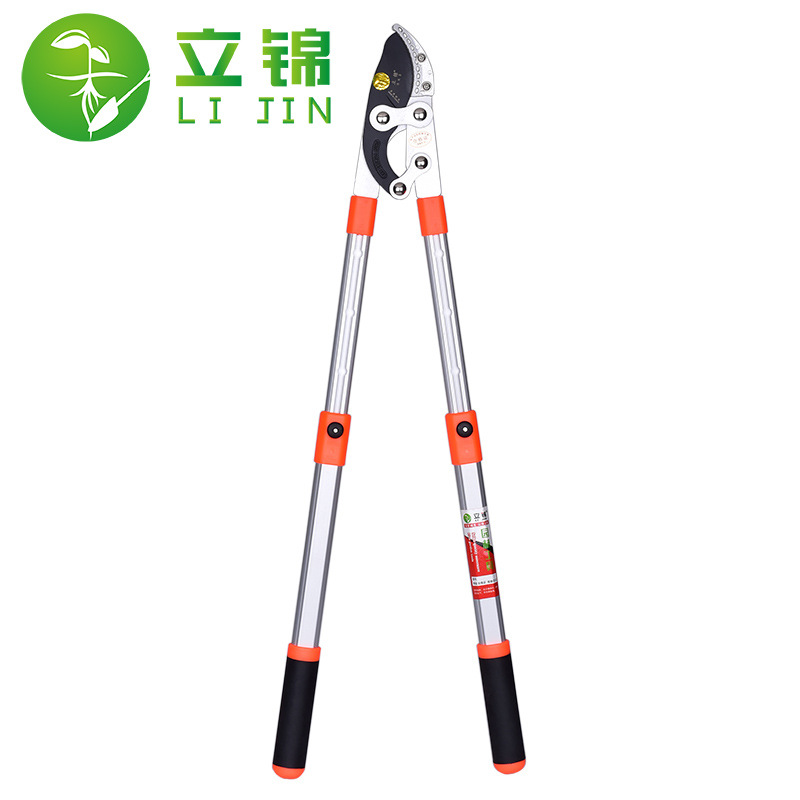 立锦牌 台湾SK5刀片省力粗枝剪大力剪修剪树枝剪刀 鲨鱼伸缩款