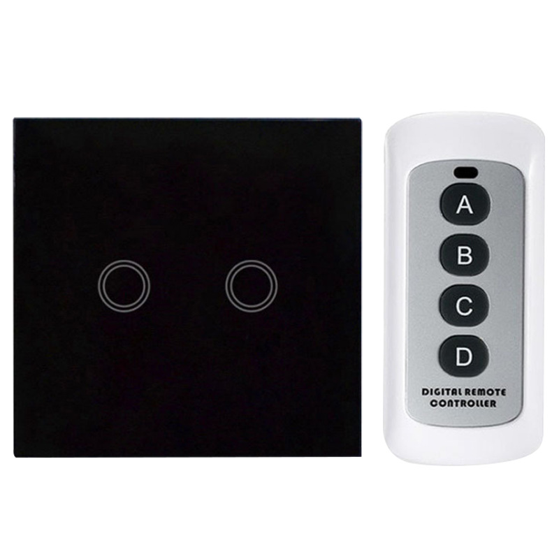 Fashionable smart touch wireless switch key, wall light panel, 2019, new collection, remote control