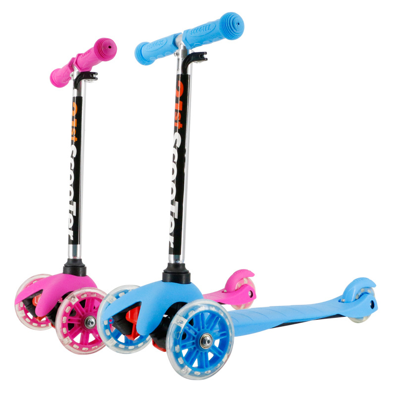 Children's Scooters1-2-3-6-12-8 Years Old Children's Wide-wheel Single-legged Skateboards For Men And Women Four-wheeled Baby Skateboards