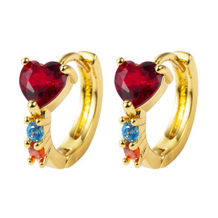 fashion new trend  copper inlaid color zircon sea horse pendant  necklace nihaojewelry wholesale