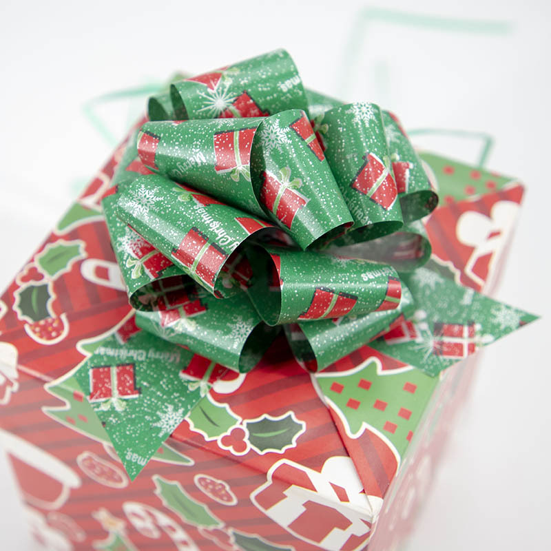 Bola de La Flor de la Navidad-Caja de regalo inferior verde