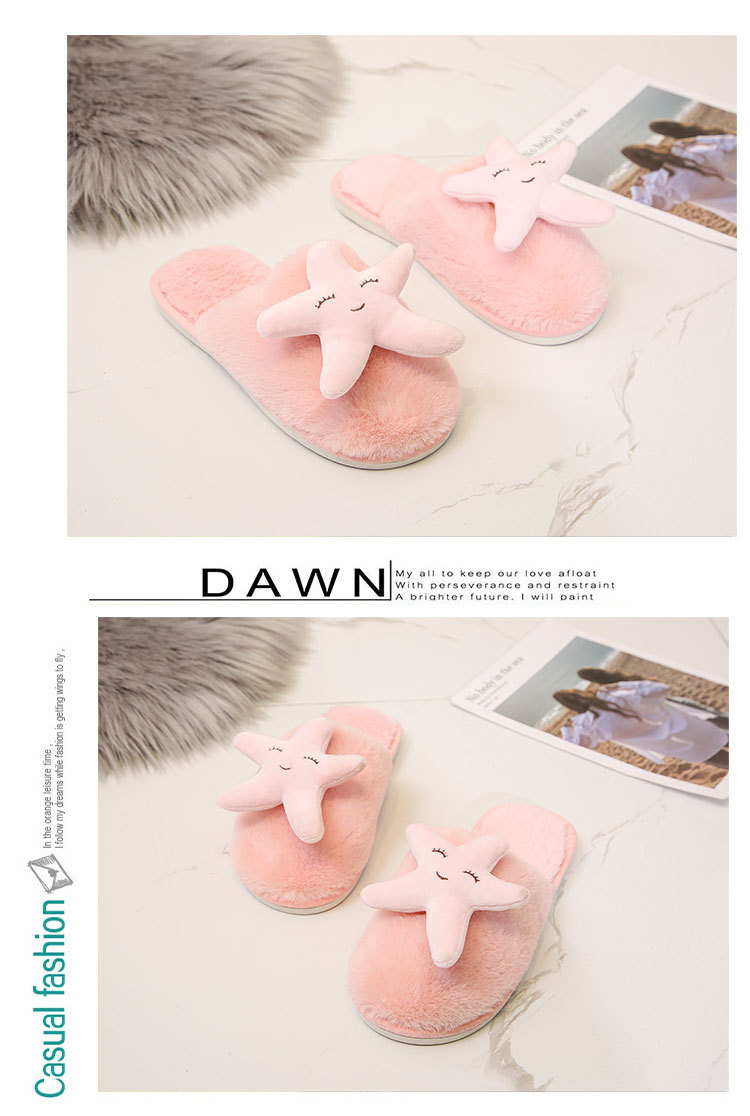 indoor plush cotton slippers NSPE10026