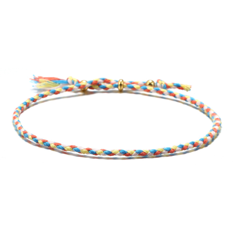 Fashion Geometric Cotton Braid Copper Unisex Bracelets display picture 2