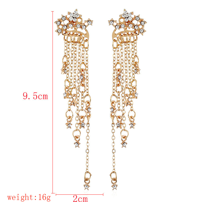 1 Pair Fashion Geometric Alloy Tassel Women's Drop Earrings display picture 1