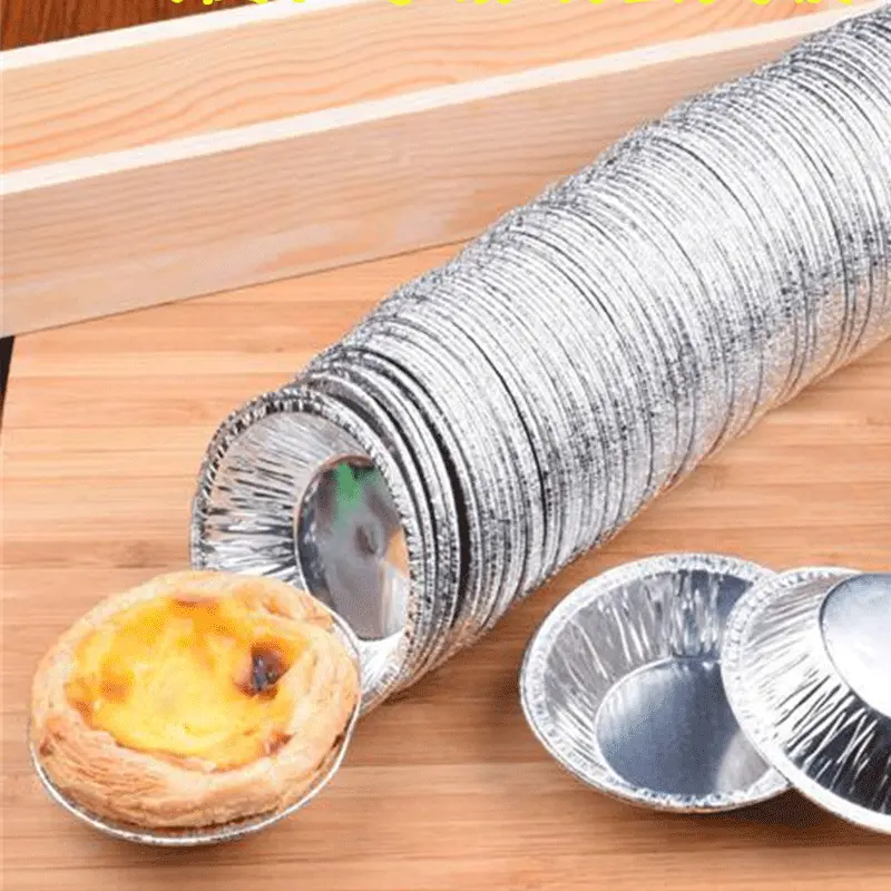 207一次性铝箔圆盏锡纸杯铝箔蛋挞锡盏杯糯米糍盏5000个