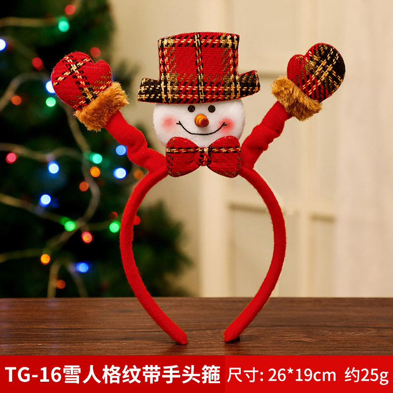 TG-16雪人格纹带手头箍