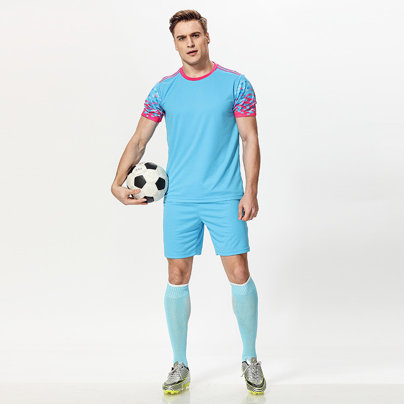 Football clothes suit adult customized football Customize Short sleeved India No. match train Jersey ventilation motion Jersey