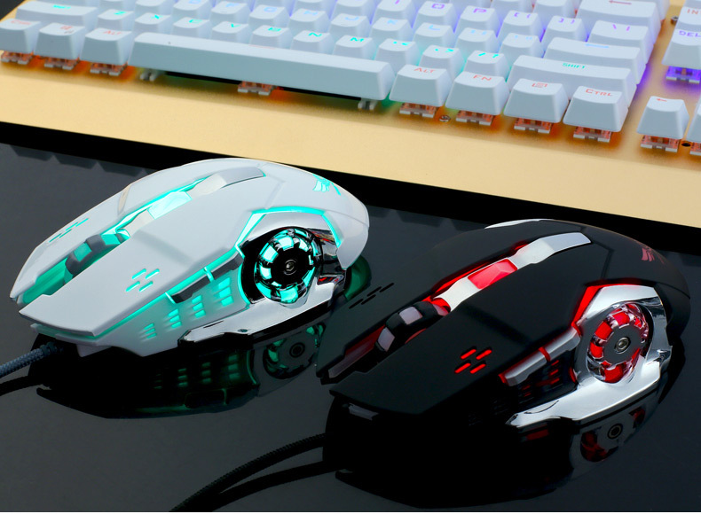 Wrangler G11 gaming esports mechanical macro definition luminous wired mouse computer accessories_voghion.com