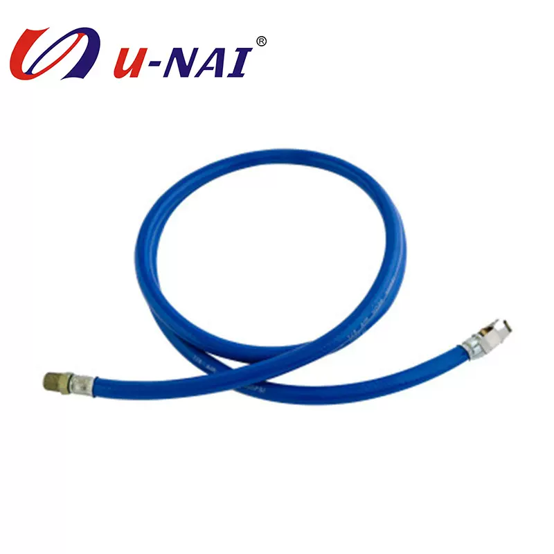 1.5M双平头胶管组工具9602-1500-2双胶管组硅气动空压机