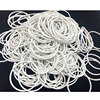 Hair rope, rubber white leather rubber rings, wholesale