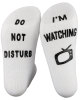 Do not disturb I'm watching tv point replenishment foreign trade socks spot