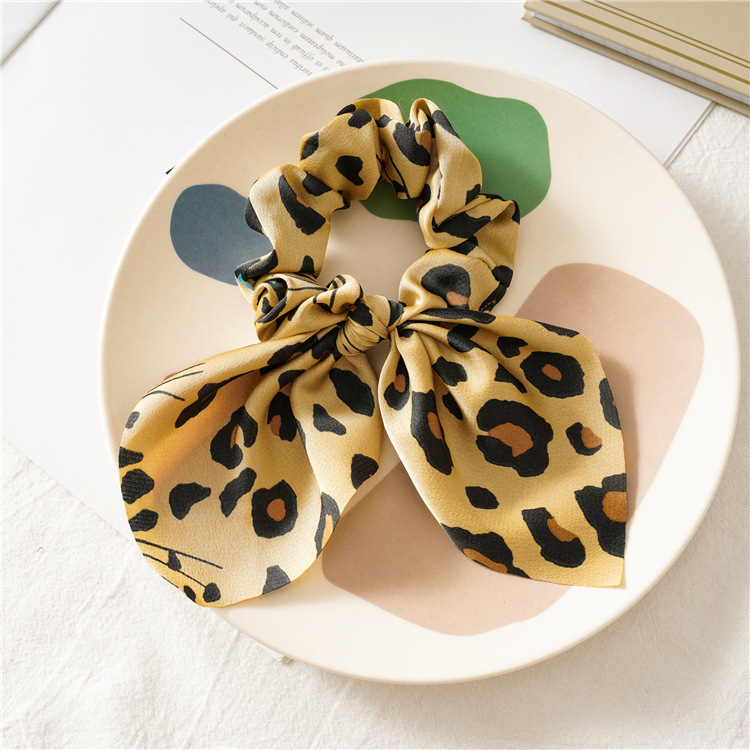14g Weight Hair Tie Hair Accessories Type 1 Piece Quantity Casual, Holiday, Street Occasion Cloth Material Printing Pattern All Seasons Season Women's Gender Elegant, Lady Style Elegant Lady Women's Printing Cloth Hair Tie 10