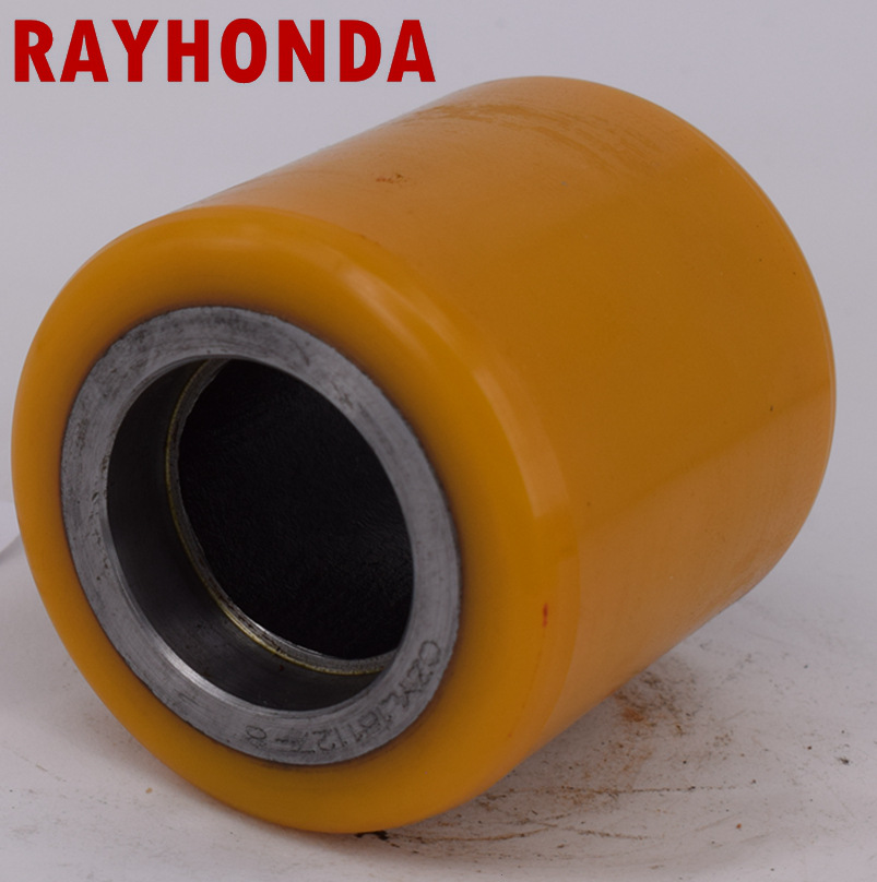 林德电动叉车承载轮85*85-55轮子聚氨酯承重轮