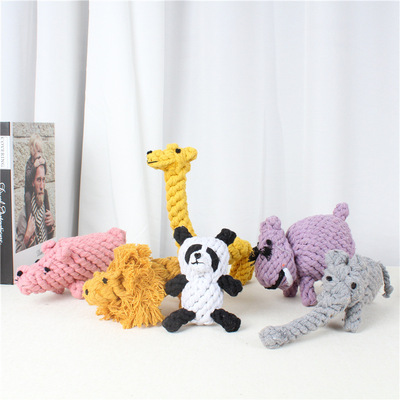 宠物猫棉绳动物玩具中小型犬磨牙洁齿狗狗宠物用品大型犬金毛犬